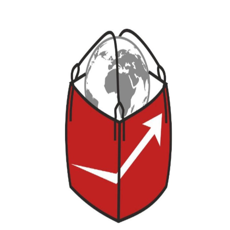 Device Of Earth Placed In A Red Bag With A Right Mark Device mark 6068215 Trademark