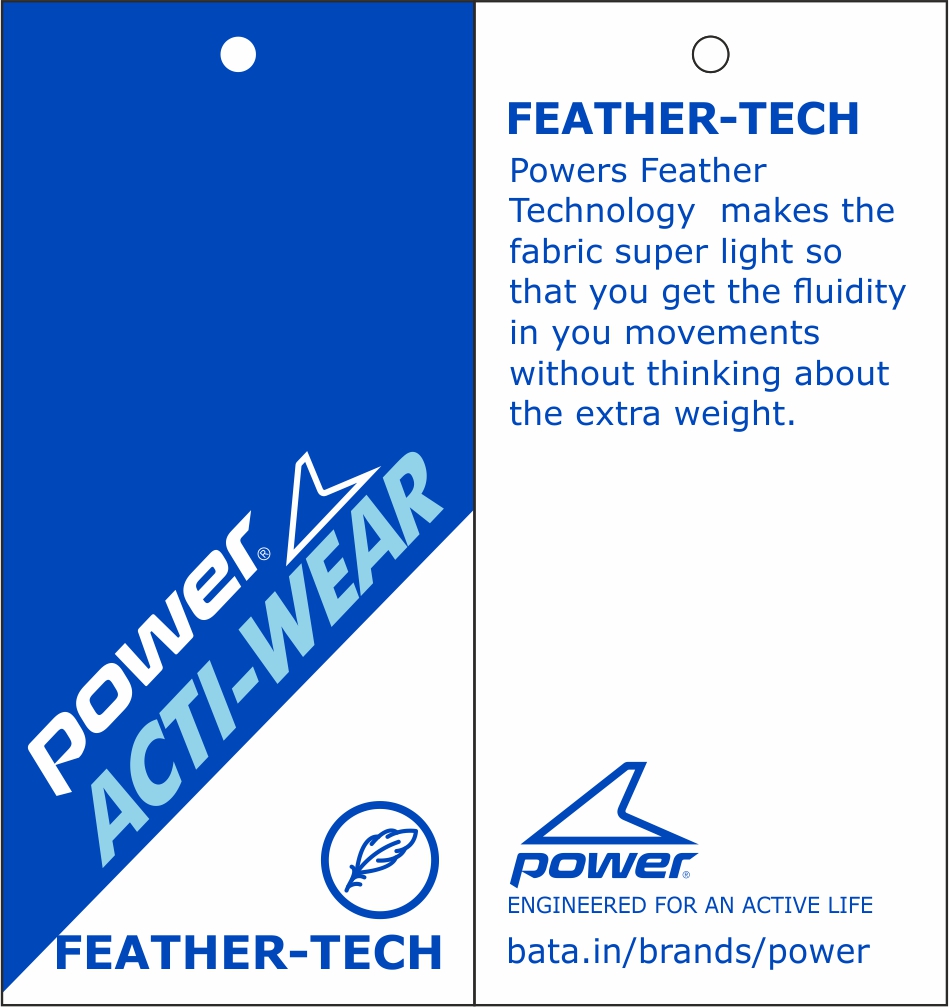 Power Acti-wear (label) Device mark 6080267 Trademark