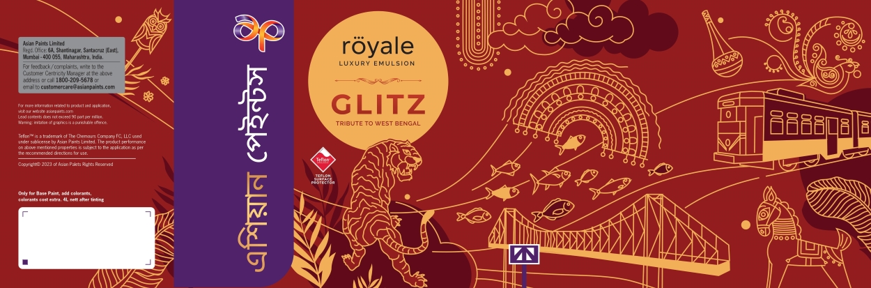 Ap Asian Paints Royale Glitz Device mark 6080433 Trademark
