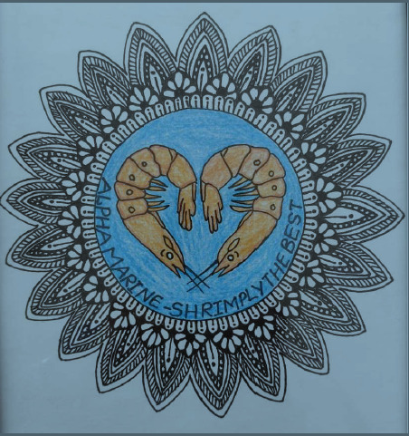 Alpha Marine- Shrimply The Best Device mark 6083241 Trademark