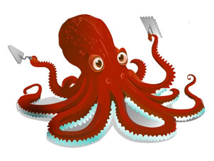 Image Of Octopus (logo) Device mark 6089120 Trademark