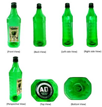 Deewana (shape Of Bottle) Device mark 6092636 Trademark