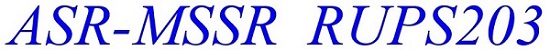 Asr-mssr Rups203 Device mark 6099243 Trademark