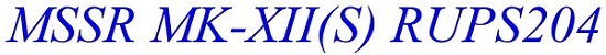 Mssr Mk-xii(s) Rups204 Device mark 6099244 Trademark