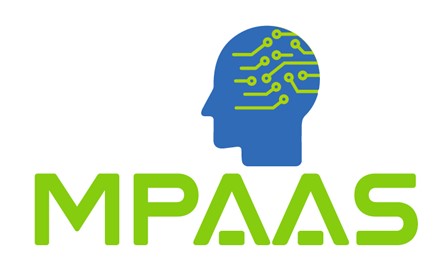 Pictorial Depiction Of A Man’s Head With Mpaas Written In A Stylized Form Device mark 6104789 Trademark