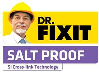 Dr. Fixit Salt Proof Label Device mark 6109616 Trademark