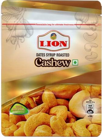 Lion Dates Syrup Roasted Cashew (label) Device mark 6116671 Trademark