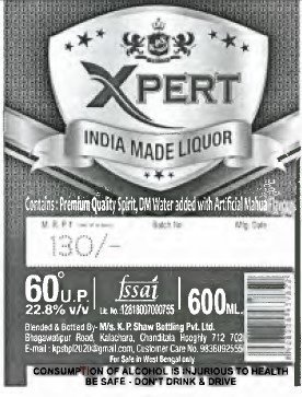 Xpert India Made Liquor Device mark 6118419 Trademark