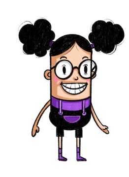 Device Of Cartoon Caricature Of Girl Device mark 6121244 Trademark