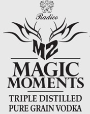 M2 Magic Moments Triple Distilled Pure Grain Vodka (label) Device mark 6130326 Trademark