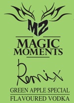 M2 Magic Moments Remix Green Apple Special Flavoured Vodka (label) Device mark 6130328 Trademark