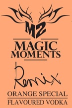 M2 Magic Moments Remix Orange Special Flavoured Vodka (label) Device mark 6130327 Trademark
