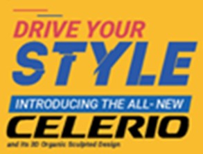 Drive Your Style Introducing The All-new Celerio Device mark 6131444 Trademark