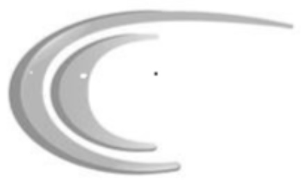 Device Of Two Half Semi Circle Device mark 6138291 Trademark