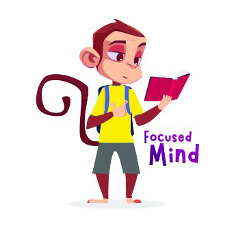 Focused Mind (with Device Of Monkey) Device mark 6160768 Trademark