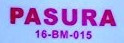 Pasura16-bm-015 Device mark 6166015 Trademark