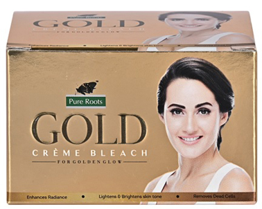 Pure Roots Gold Creme Bleach (label) Device mark 6166834 Trademark