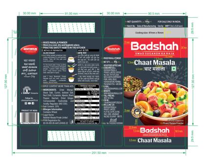 Badshah Chaat Masala Device mark 6179447 Trademark