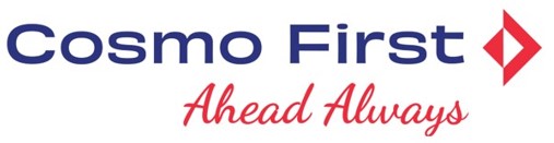 Cosmo First Ahead Always Logo Device mark 6192487 Trademark