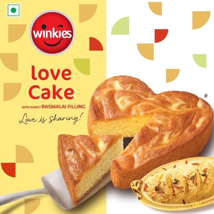 Winkies, Love Cake (label) Device mark 6195693 Trademark