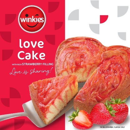 Winkies, Love Cake (label) Device mark 6195694 Trademark