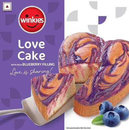 Winkies, Love Cake (label) Device mark 6195695 Trademark