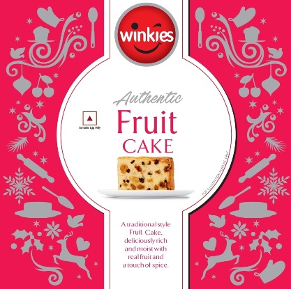 Winkies, Authentic Fruit Cake (label) Device mark 6196135 Trademark