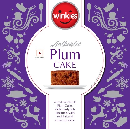 Winkies, Authentic Plum Cake (label) Device mark 6196136 Trademark