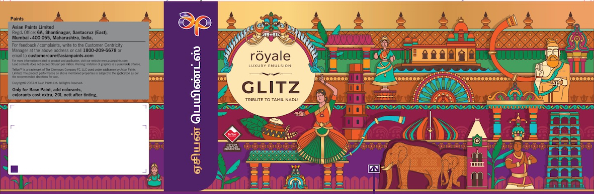 Ap Asian Paints Royale Glitz Device mark 6203820 Trademark