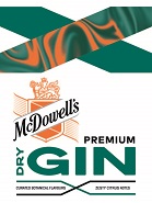 Mcdowell’s Premium Dry Gin Logo Device mark 6224302 Trademark