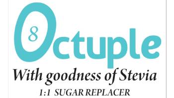 Octuple – With Goodness Of Stevia – 1:1 Sugar Replacer - With Device Of 8 Device mark 6235993 Trademark