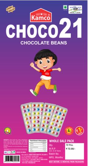 Kamco Choco 21 Device mark 6245096 Trademark