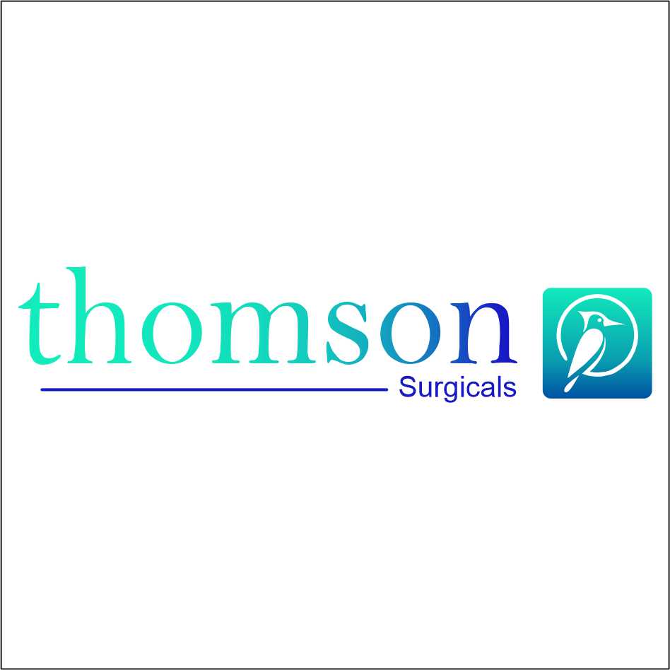 Thomson Surgicals With Woodpecker Bird In Artistic Style In The Blue Background Device mark 6256868 Trademark