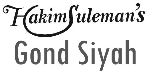 Hakim Suleman's Gond Siyah Device mark 6258825 Trademark