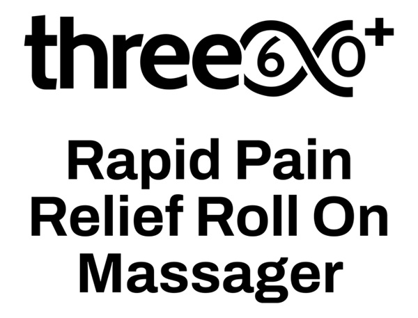 Three60+ Rapid Pain Relief Roll On Massager Device mark 6266800 Trademark