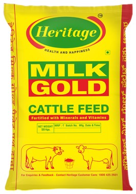 Heritage "milk Gold Cattle Feed" Device mark 6267940 Trademark