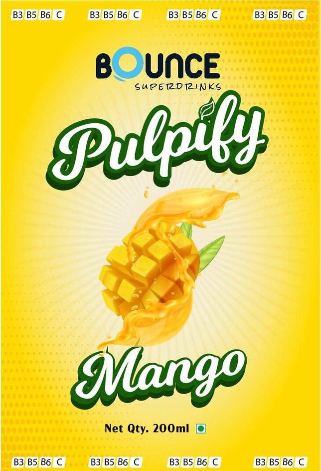 Bounce Superdrinks Pulpify Mango Device mark 6270453 Trademark