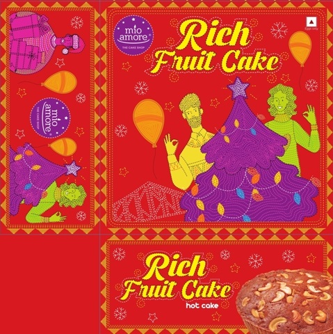 Mio Amore Rich Fruit Cake (label) Device mark 6272743 Trademark