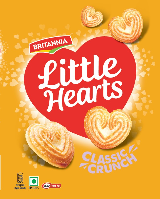Britannia Little Hearts Classic Crunch Device mark 6272975 Trademark