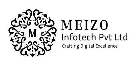 M With Meizo Infotech Pvt Ltd With Tagline Crafting Digital Excellence (label) Device mark 6277306 Trademark
