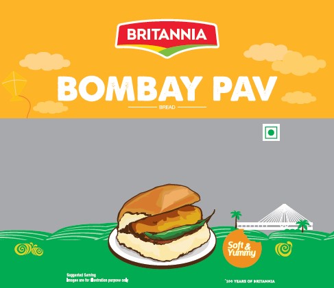 Britannia Bombay Pav Device mark 6291027 Trademark