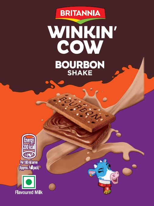 Britannia Winkin Cow Burbon Shake Device mark 6291031 Trademark