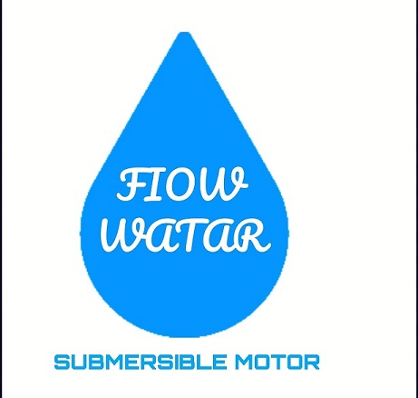 Fiow Watar With The Words "submersible Motor" Written At The Bottom. Device mark 6300735 Trademark