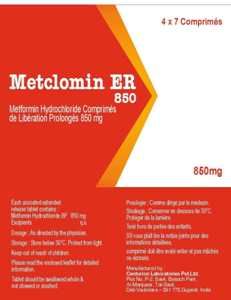 Metclomin Er 850 Mg Device mark 6307648 Trademark