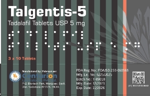 Talgentis- 5mg Device mark 6307920 Trademark