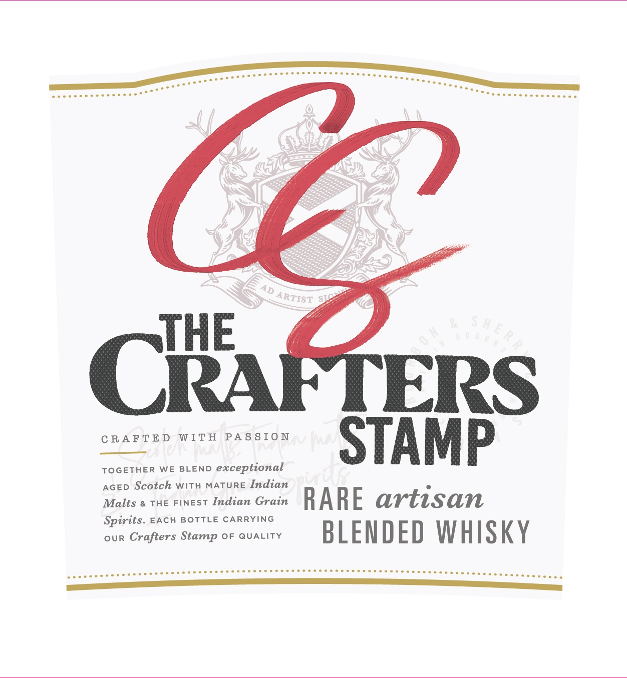 The Crafters Stamp Rare Artisan Blended Whisky Device mark 6333235 Trademark