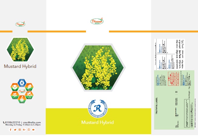 Dhaanya Seeds With Corporate Logo Rallis – Mustard Hybrid Device mark 6339252 Trademark