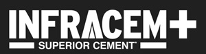 Infracem+ Superior Cement ( Logo And Device) With Black Back Ground. Device mark 6347539 Trademark