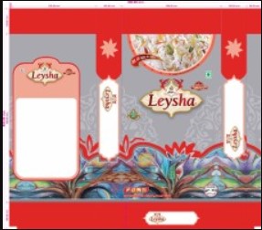 Leysha (packaging Label) Device mark 6361031 Trademark