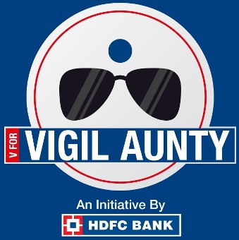 V For Vigil Aunty An Initiative By Hdfc Bank Device Device mark 6386127 Trademark